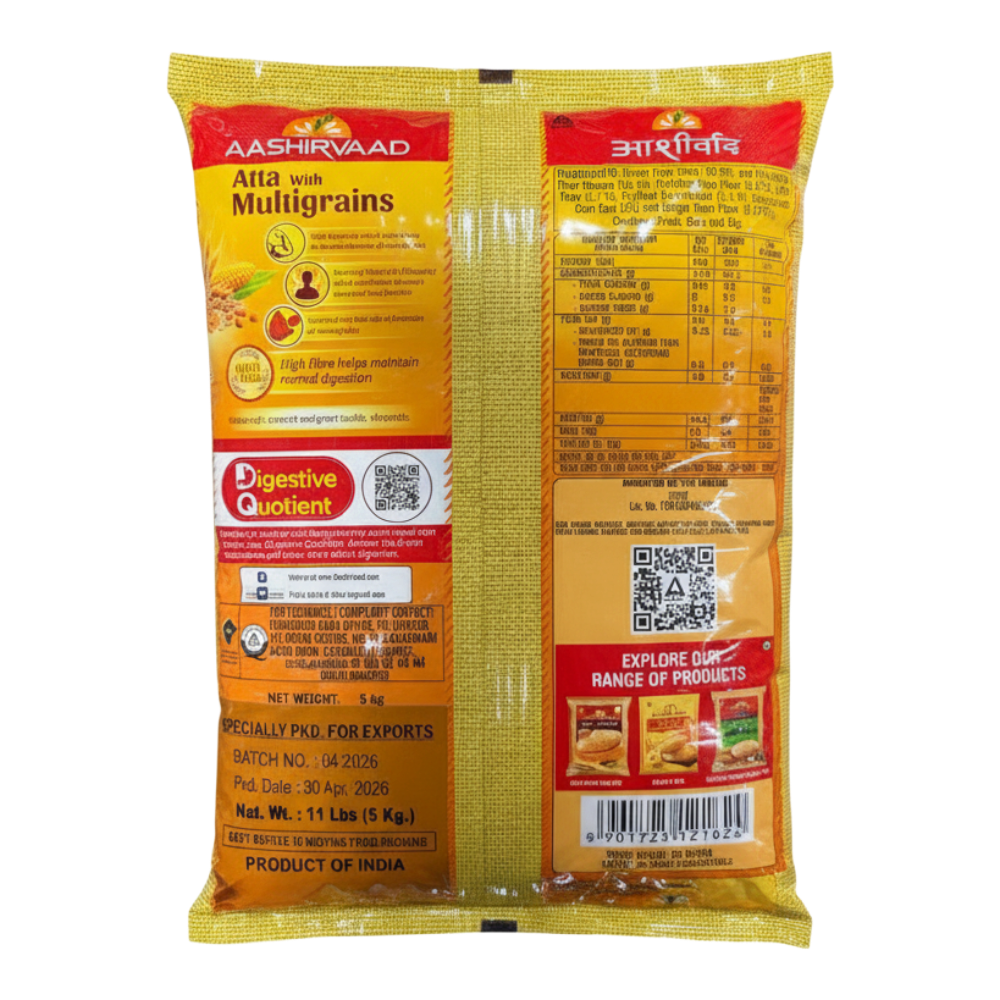 Ashirwaad MULTIGRAIN ATTA 10LB