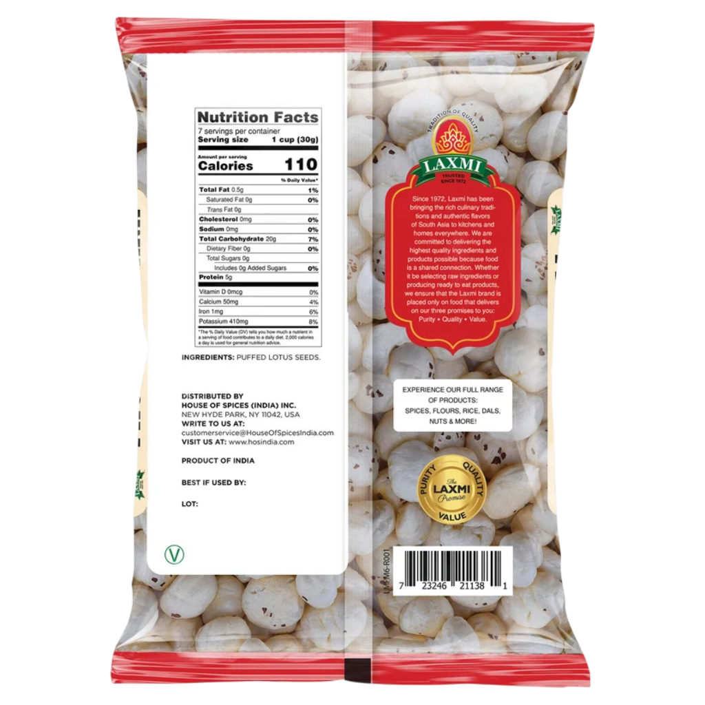 LAXMI PHOOL MAKHANA 7OZ