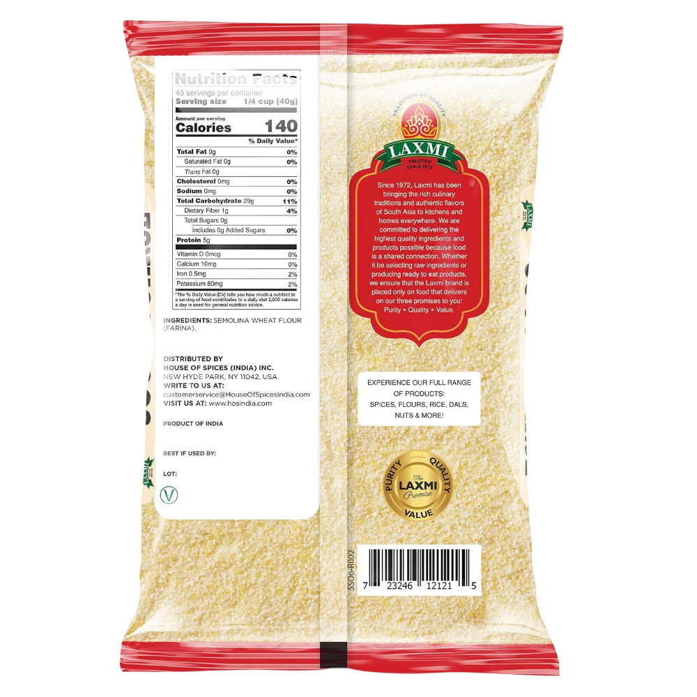 LAXMI SOOJI COARSE 4LB