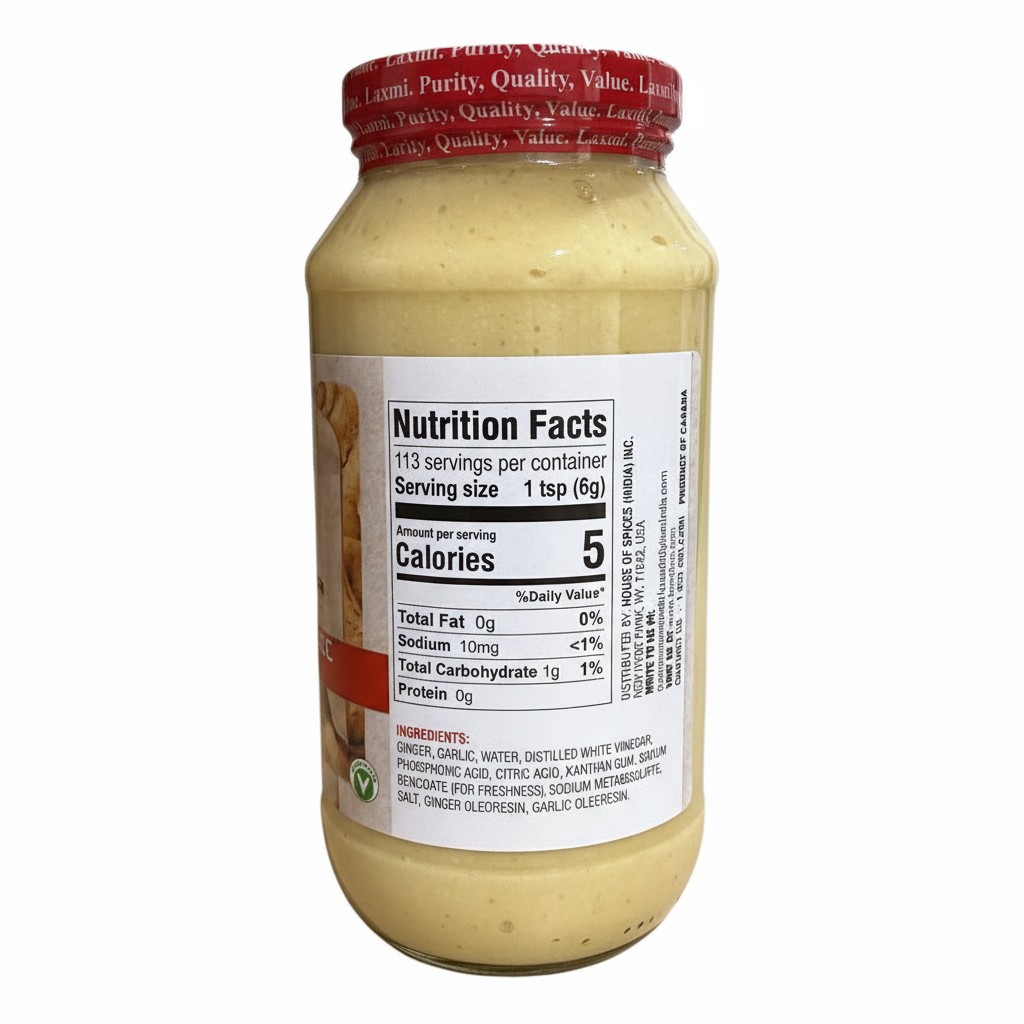 LAXMI GINGER GARLIC PASTE 24OZ
