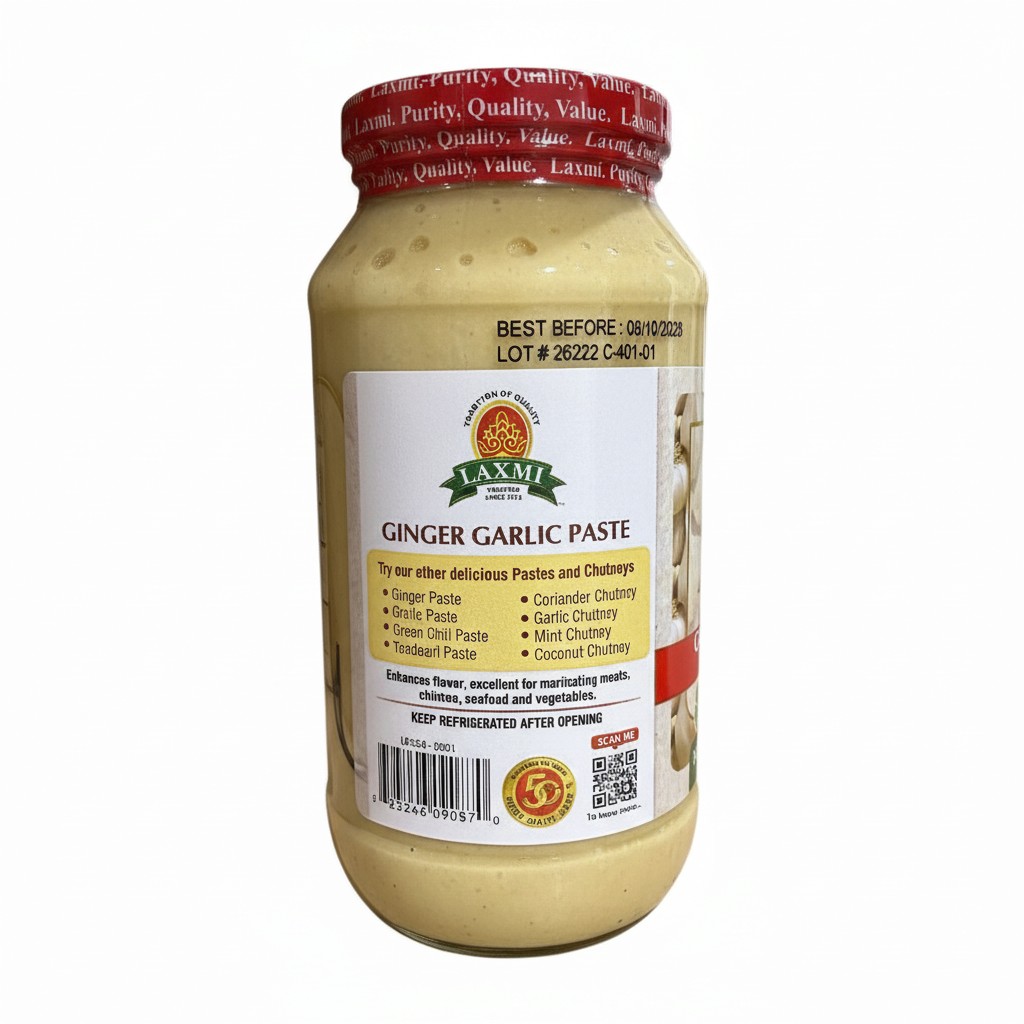 LAXMI GINGER GARLIC PASTE 24OZ