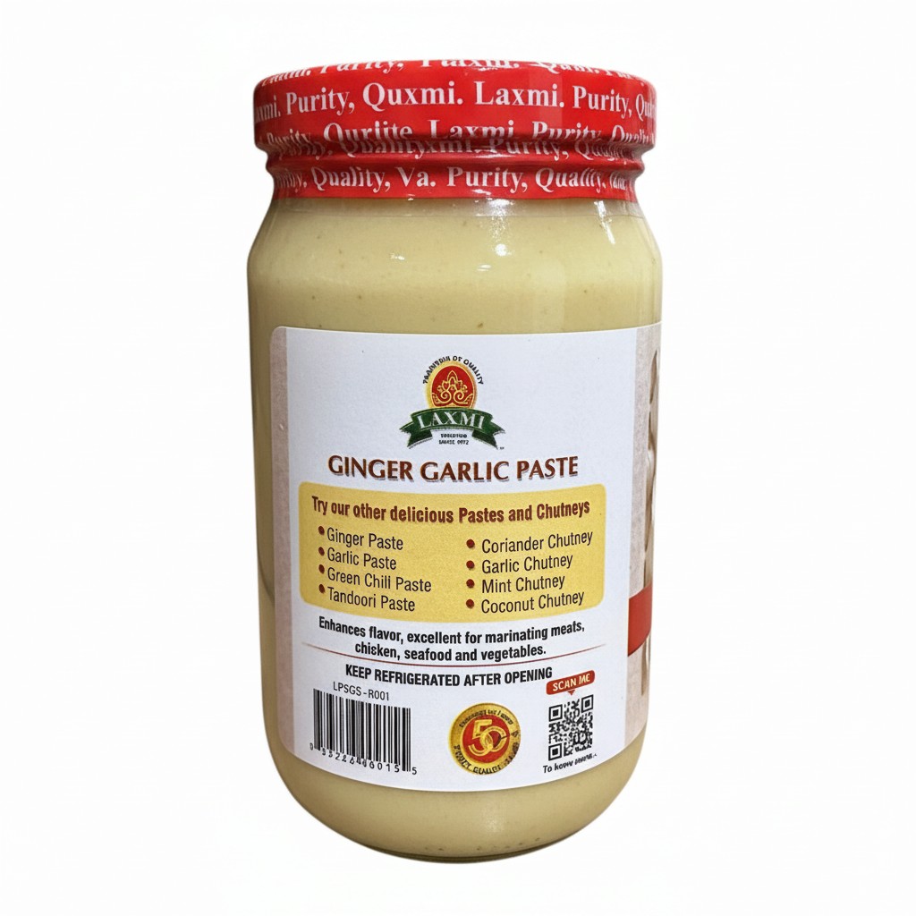 LAXMI GINGER GARLIC PASTE 8OZ
