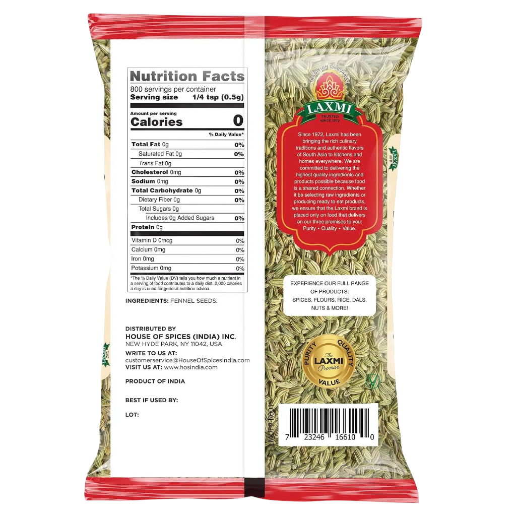 LAXMI FENNEL SEEDS 400G