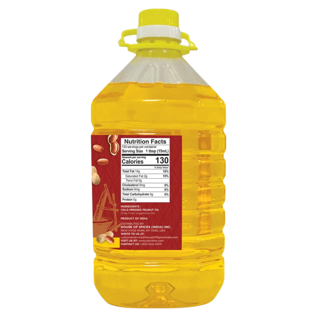 LAXMI COLD PRESSED PEANUT OIL 5L